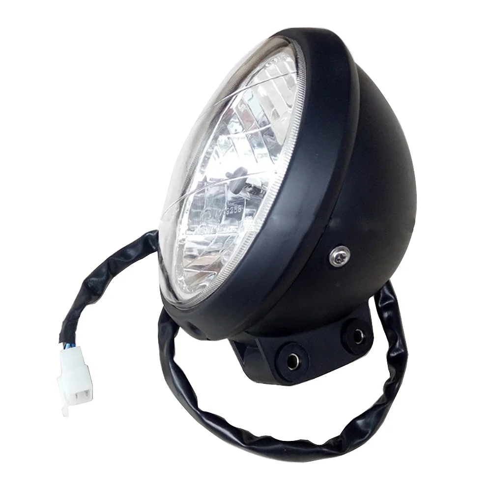 دراجة نارية الرجعية Superlight المصابيح الأمامية جولة رئيس ضوء مصباح ل Keeway Superlight kLight 202 125 / 150 / 200 QJ200-2H