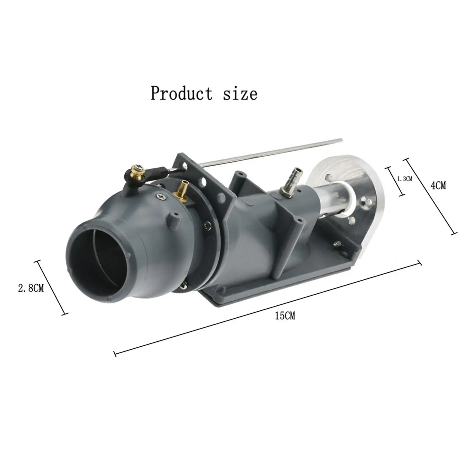 Bomba de chorro de propulsor de agua, hélice 3 de 26mm para repuestos de barcos a reacción RC