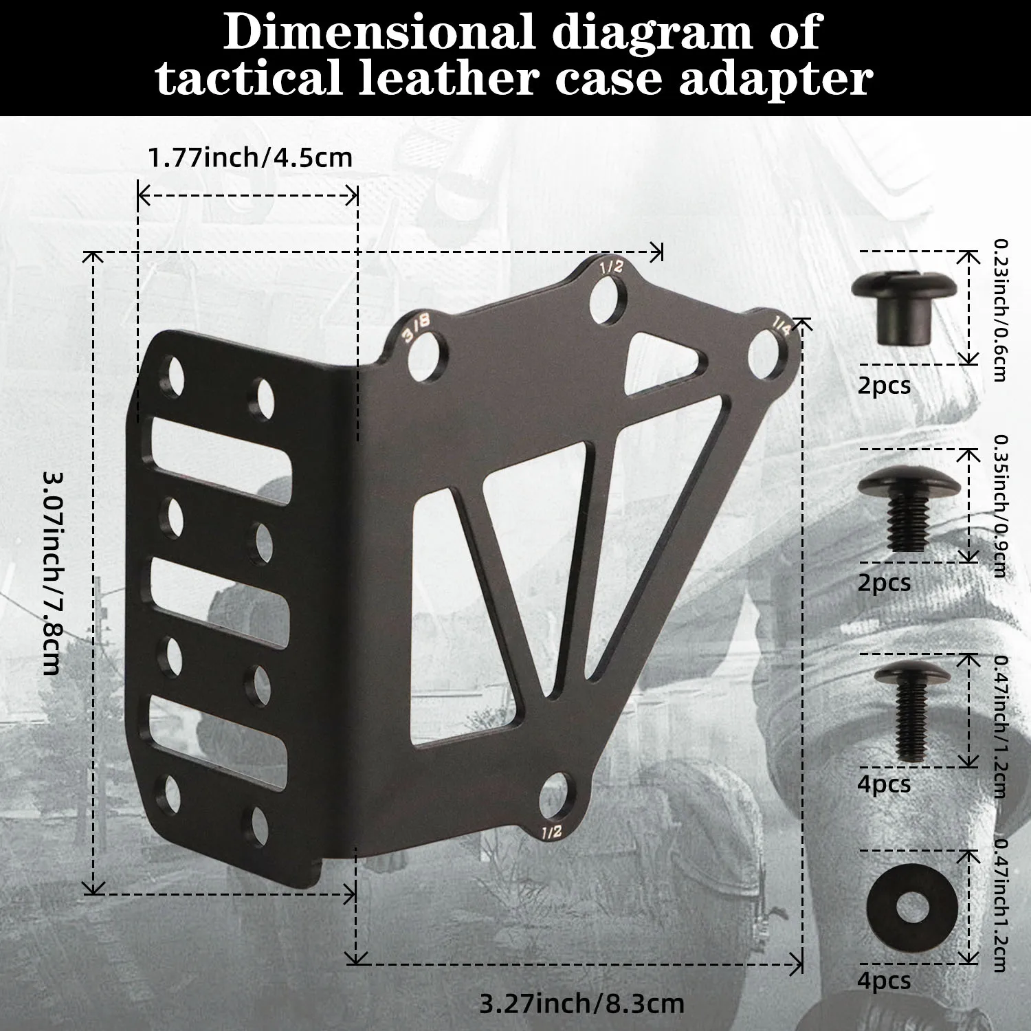 Tactical Extension Adapter Quick Pull Holster QLS Extension Adapter Holster Can Carry Magazine Hemostatic Tactical Function Box