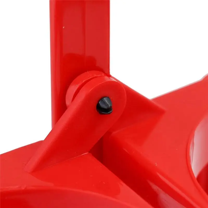 AT29-2 PCS Foldable Plastic Drink Carrier Beverage Coffee Beer Delivery Holder Reusable Red Beverage Carrier