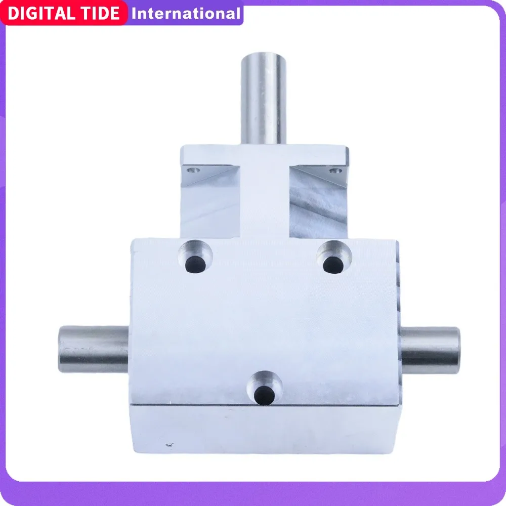 

1: 1 Spiral Umbrella Gear Shaft 12mm Codirectional Double Output/single Output Shaft 90 Degree Differential Gearbox