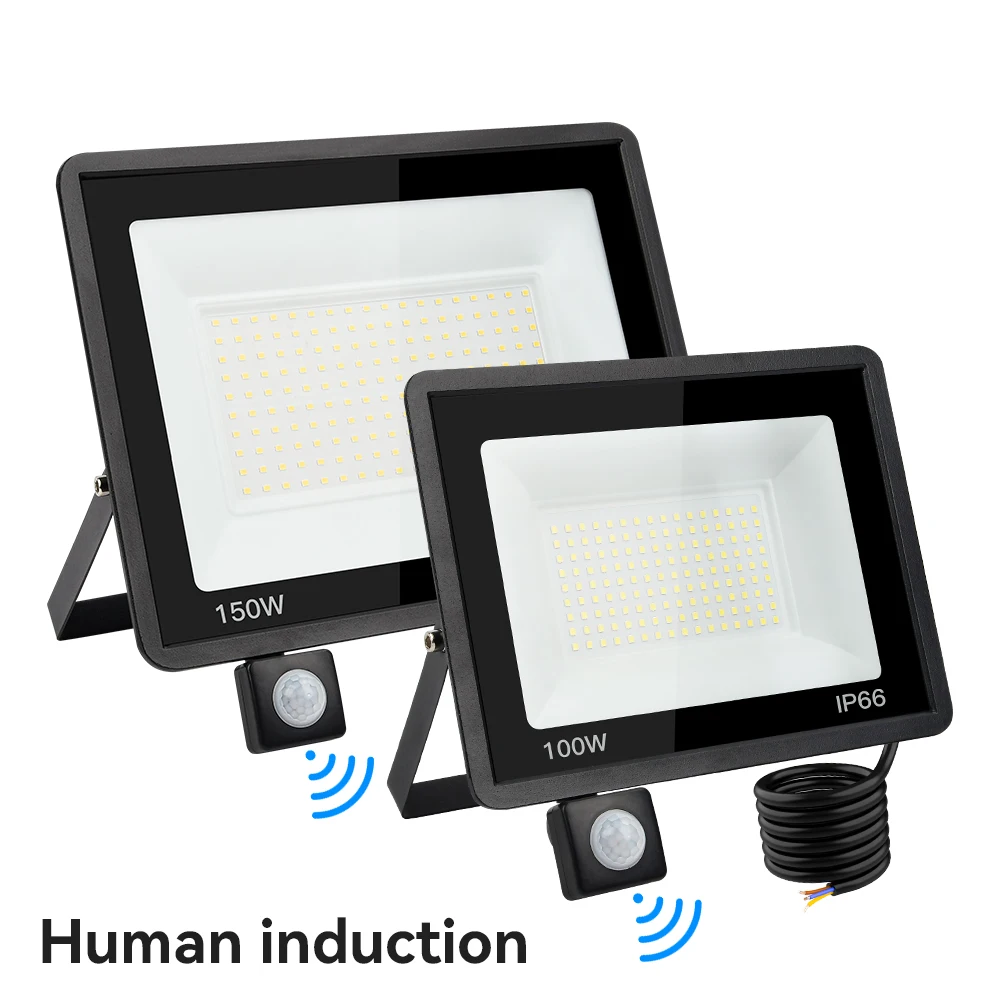 

Pop PLR прожектор уличный датчик движения регулируемый свет AC220V 10W-100W IP66 водонепроницаемый прожектор уличный фонарь для сада Backy