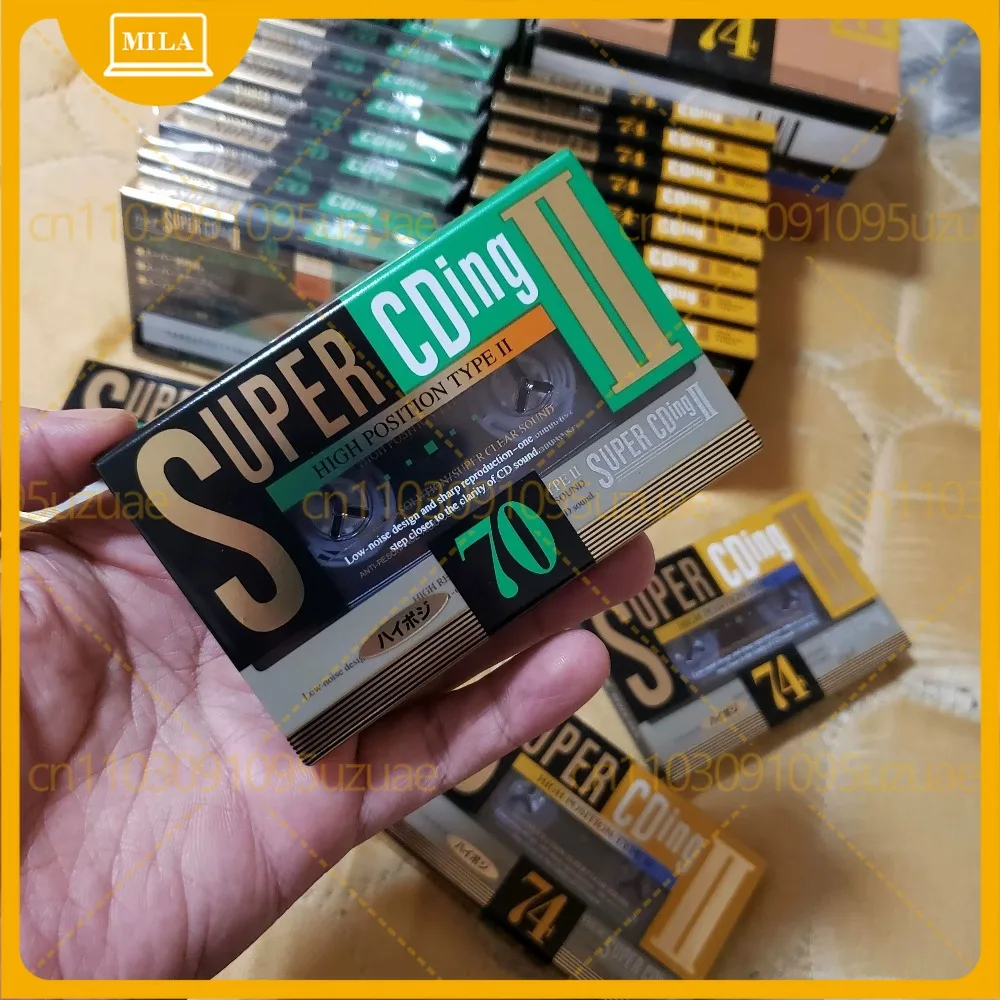 Cassette de audio TDK SUPER CDing IIcding2 de 70 minutos, la mejor calidad de colección, 1 disco, nuevo sin abrir, super clase 2, cassette virgen