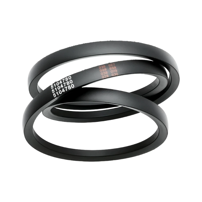 02DC Black Deck Repair Belt 5104780 5104780YP, Reinforced Fiber Rubber Replacement Part for ISX800,ISX3300,ISX2200 Mower