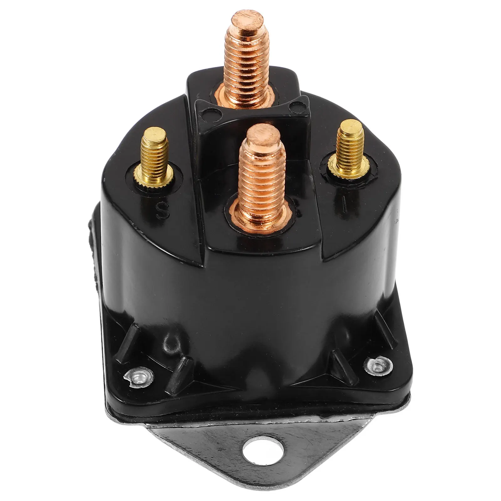 

Winch Solenoid 12V Reliable Durable Copper Zinc Alloy Relay Control for Construction Vehicles Winch Motor Reversing Solenoid