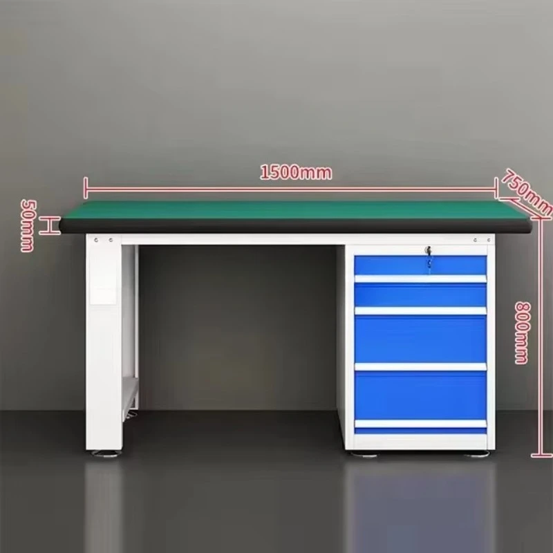 Easy-to-operate woodworking heavy-duty workbench, factory assembly line workshop maintenance table