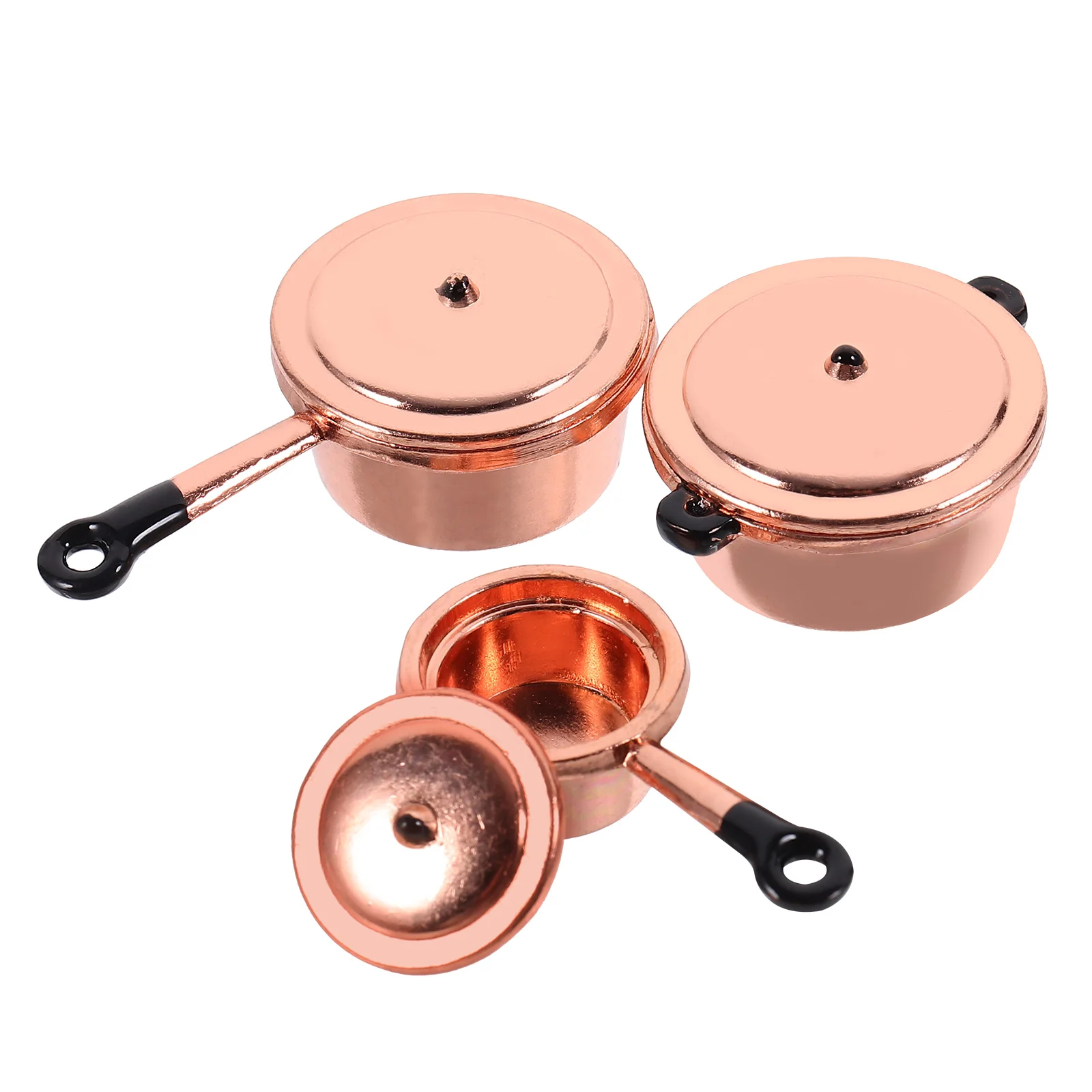 

House Dollhouse Accessories Work Iron Decorative Mini Cookwares Kids Cookers