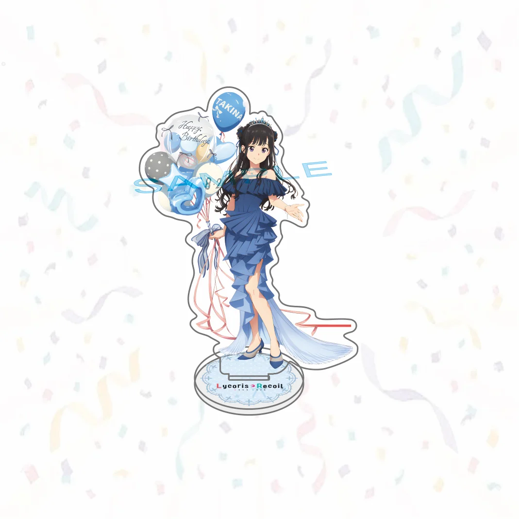 Anime Lycoris Recoil Inoue Takina Nishikigi Chisato Kurumi Acrylic Figure Stand Keychain Model Plate Room Ornament Souvenir Gift