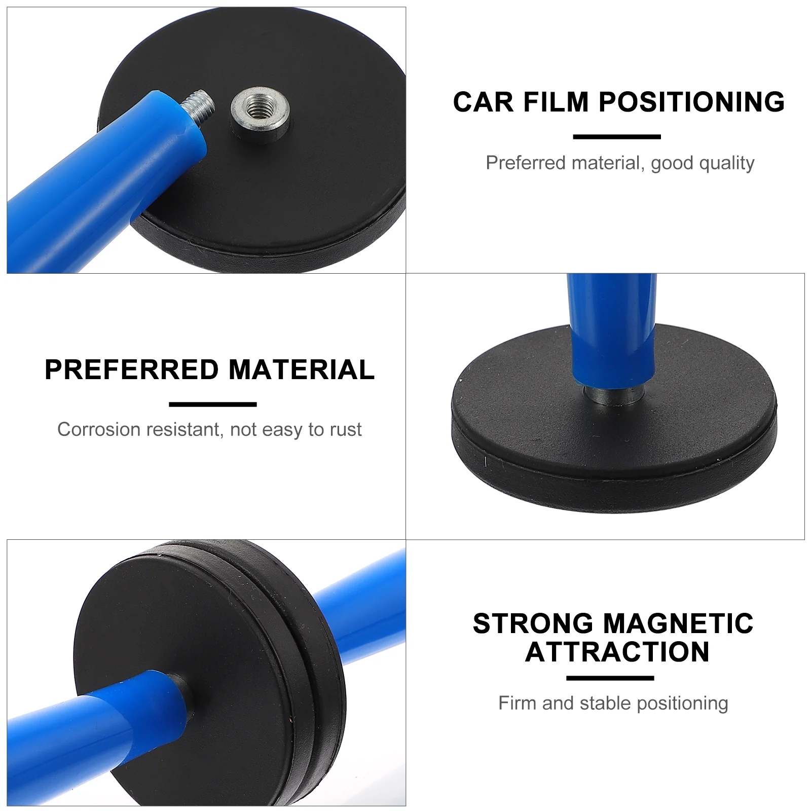 8 Pcs Film Tool Office Magnet Vinyl Install Bracket Positioning Wrapping Holder Tpe Rubber Car Magnetic Grippers Fridge