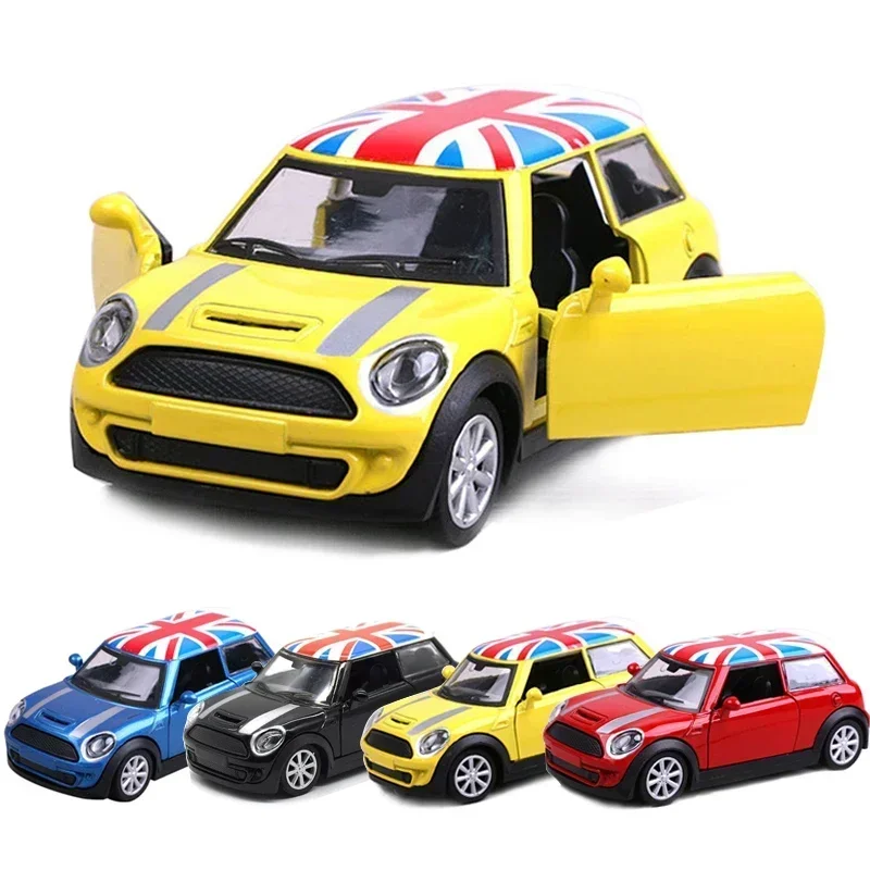 1:36 Per BMW MINI COOPER S Modello di Auto In Lega Veicoli Giocattolo Per Bambini Mini Modello Giocattolo Tirare Indietro Auto Veicoli Giocattolo In Miniatura Bilancia ornamento