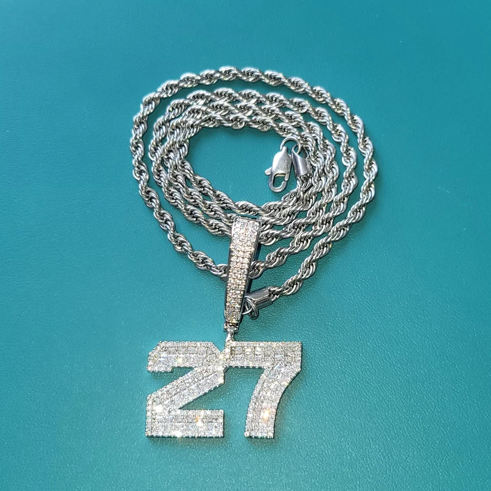 

Ожерелье с именем по индивидуальному заказу, буквы из кубического циркония с веревочной цепочкой, подвеска в стиле хип-хоп для мужчин и женщин, ювелирные изделия в стиле хип-хоп, подарки