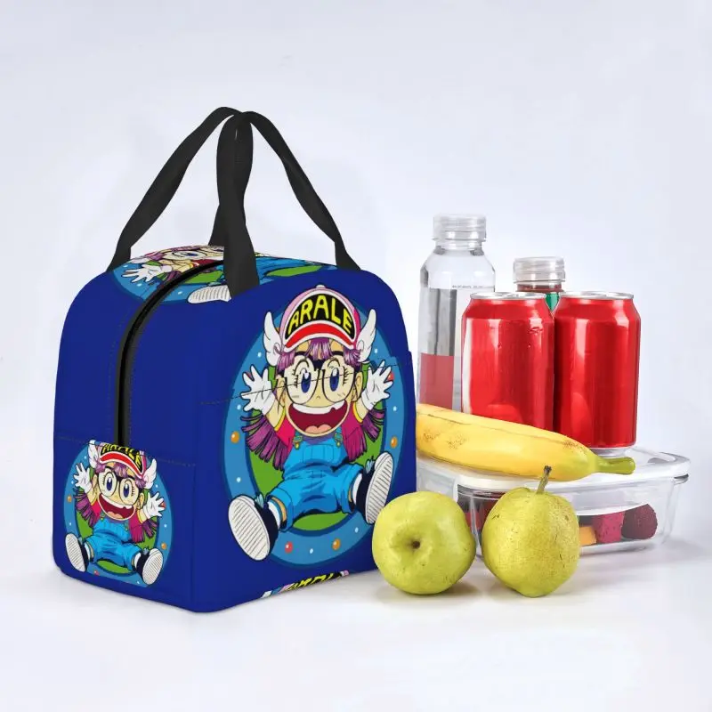 Arale Norimaki Dr. Slump Isolado Lunch Bag para a Escola Japão Anime Manga Impermeável Cooler Thermal Bento Box Mulheres Crianças