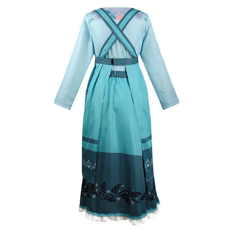 

qq38Julieta Madrigal Movie Encanto Mirabel Mother Cosplay Julieta Costume Dress Woman Halloween Party Clothes for Adult