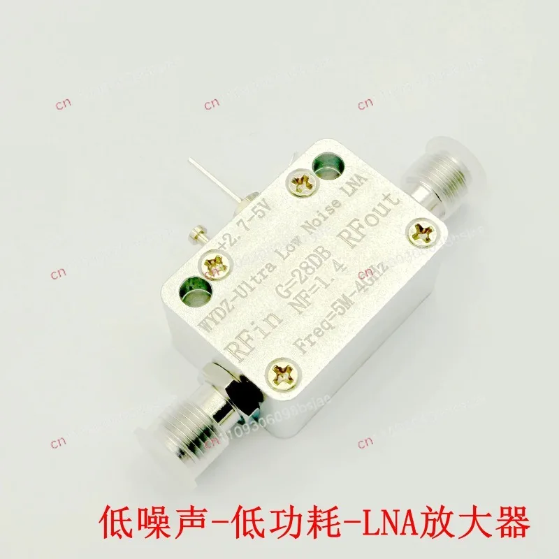 Ultra Low Noise LNA NF = 1.4 5M-4GHZ Ultra Low Noise Amplifier, Low Power 28DB