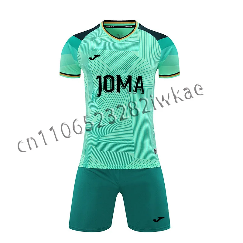 

Комплект JOMA3D: летняя мужская спортивная футболка для активного отдыха, дышащая, быстросохнущая, для тренировок и футбола, + шорты