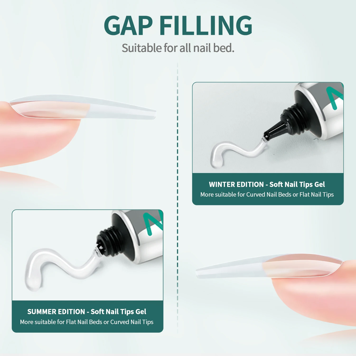 Nailpop لينة مسمار نصائح هلام للضغط على الأظافر كاذبة لاصق قوي على توسيع الأظافر سريع الأشعة فوق البنفسجية/LED هلام DIY بها بنفسك مسمار الفن تصاميم 20 جرام #4