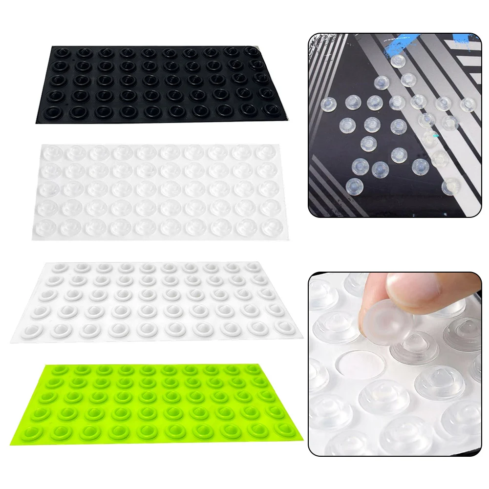 Anti Slip Pad Snowboard Stomp Pads Snowboard Silicone Mat For Winter Snow Ice Ski Anti-collision Particles Pad Accessories