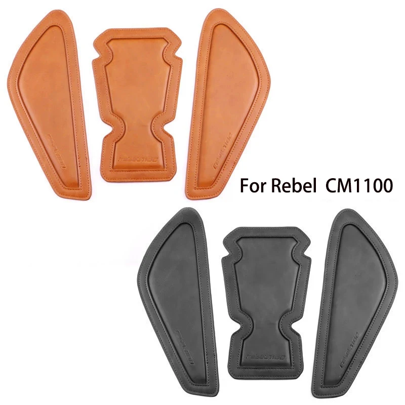 

Motorcycle Body Decoration Fuel Tank Sticker Retro Leather Protective Sticker Anti Scratch Side Sticker For Honda Rebel CM1100