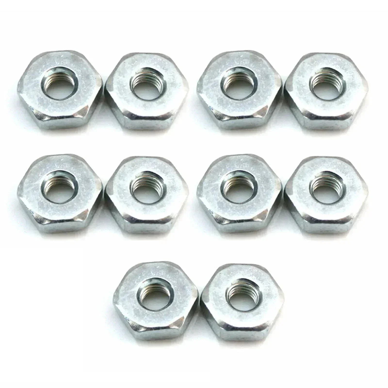 

M8 Chainsaw Screw Nut 10pcs Accessories Aluminum Garden Tools Lawn Mower MS211 MS231 MS251 MS271 Outdoor Practical