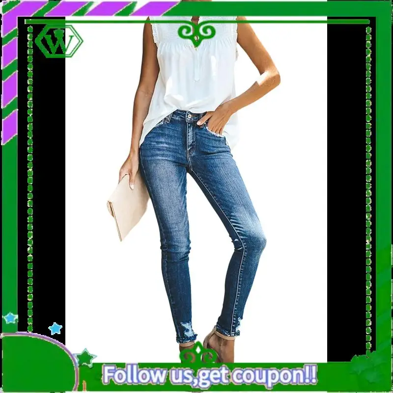 A18P-Women hauts sans manches boutonné décolleté Blouses à volants poitrine plissée avant gilet décontracté chemises de base haut