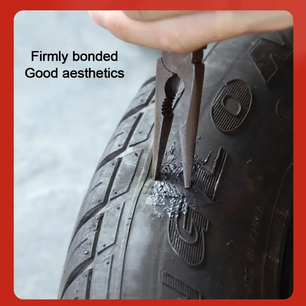 30ML Car Tire Rubber Repair Special Glue Motorcycle Tire Damage Repair Tire Crack Strong Black Plastic Tire Repair Glue