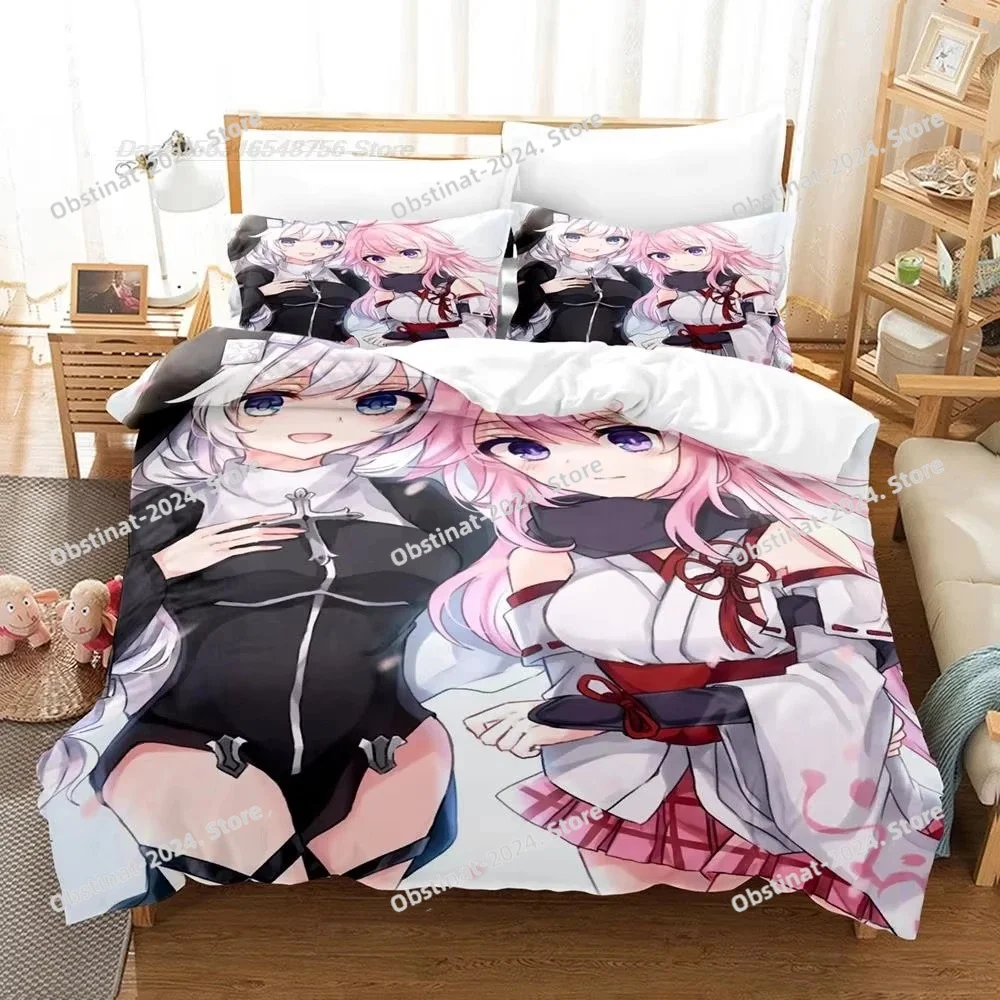 

Honkai Impact 3rd Bedding Set Printed Duvet Cover Sheet Pillowcase Soft Quilt Cover Full Queen King Size 3D Print Kawaii Anime