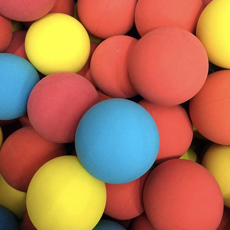 5.5cm Racquetball Squash Low Speed Rubber Hollow Ball Training Competition Ball Rubber hollow ball