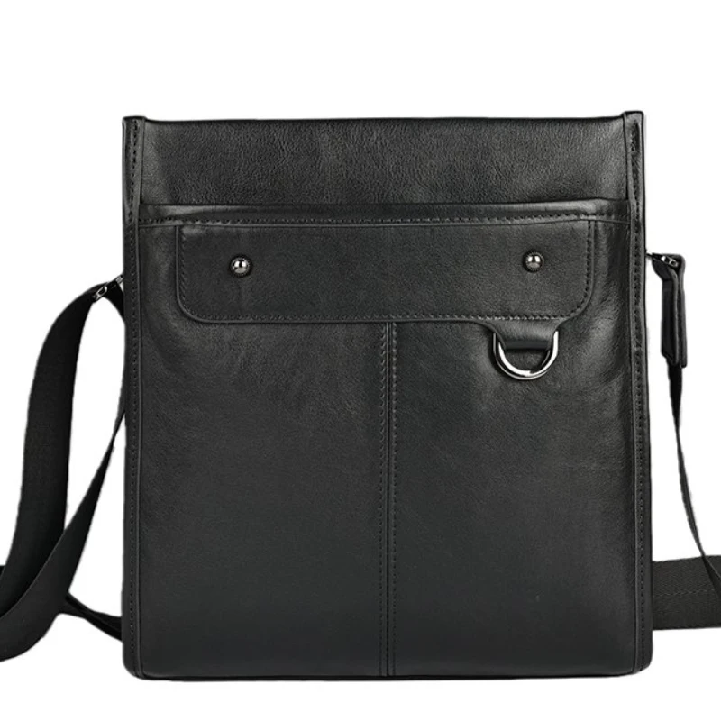 Luxury Genuine Leather Briefcase for Man Top Layer Cowhide Vintage Executive Handbag Messenger Laptop Shoulder Business Bag SAC