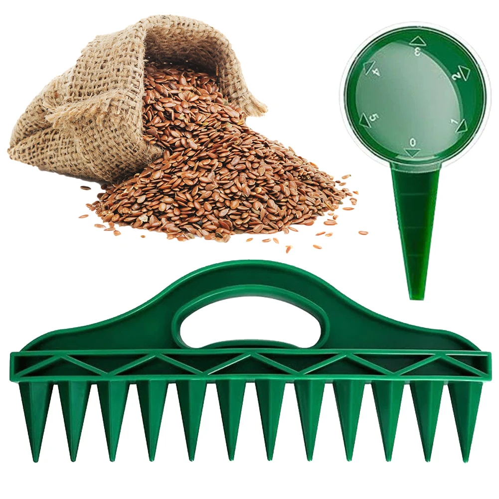 

1/2pcs Set Plastic Hand Dibbler 12-Hole Fast Seeding Garden Hand Seed Planter Multifunctional Garden Seeder Tool Farm Suplies