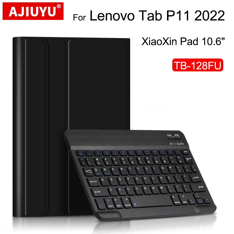 

Keyboard Case For Lenovo Tab P11 2022 XiaoXin Pad 10.6" TB-128FU Tablet Bluetooth Keyboard，Mouse Protective Cover Case Funda