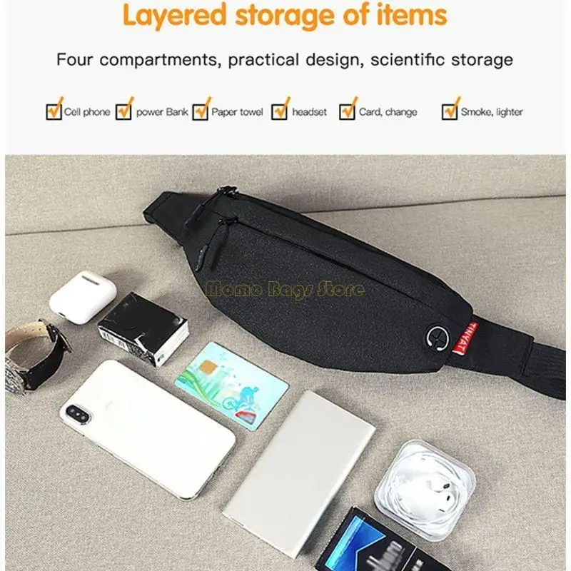 x90d men men fanny pack belt belt bag routcy hip bum crossbody chest chest