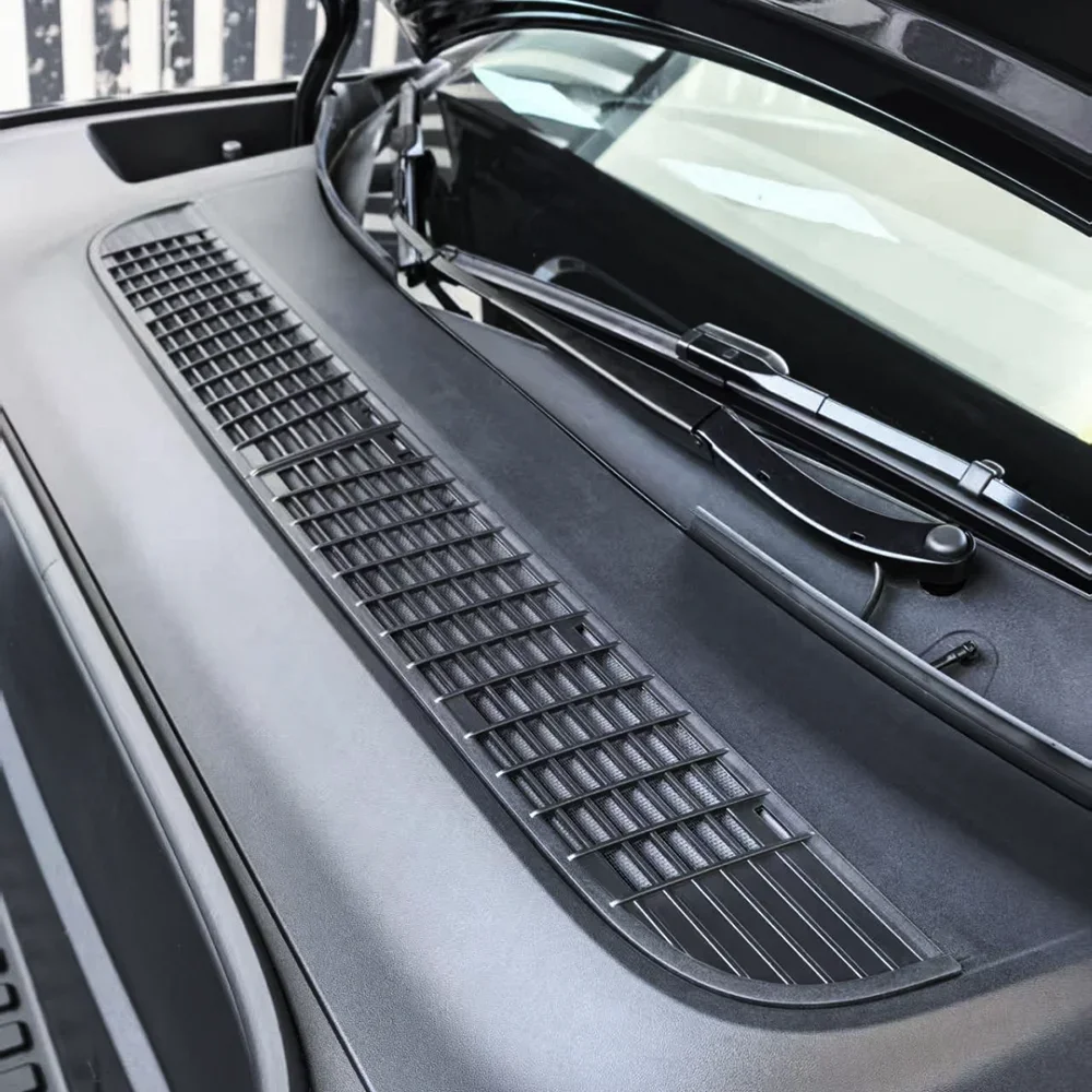 ل تسلا نموذج Y 2025 إطلاق العرعر شبكة تنفيس داخلية المصد السفلي مكافحة الحشرات صافي مدخل الهواء غطاء مضاد للغبار