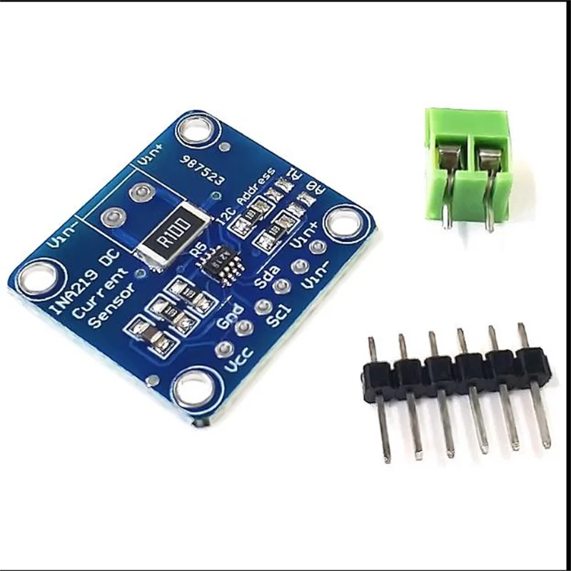 

MCU 219 INA219 I2C Interface zero Drift Bidirectional Current/Power Monitoring Sensor Module