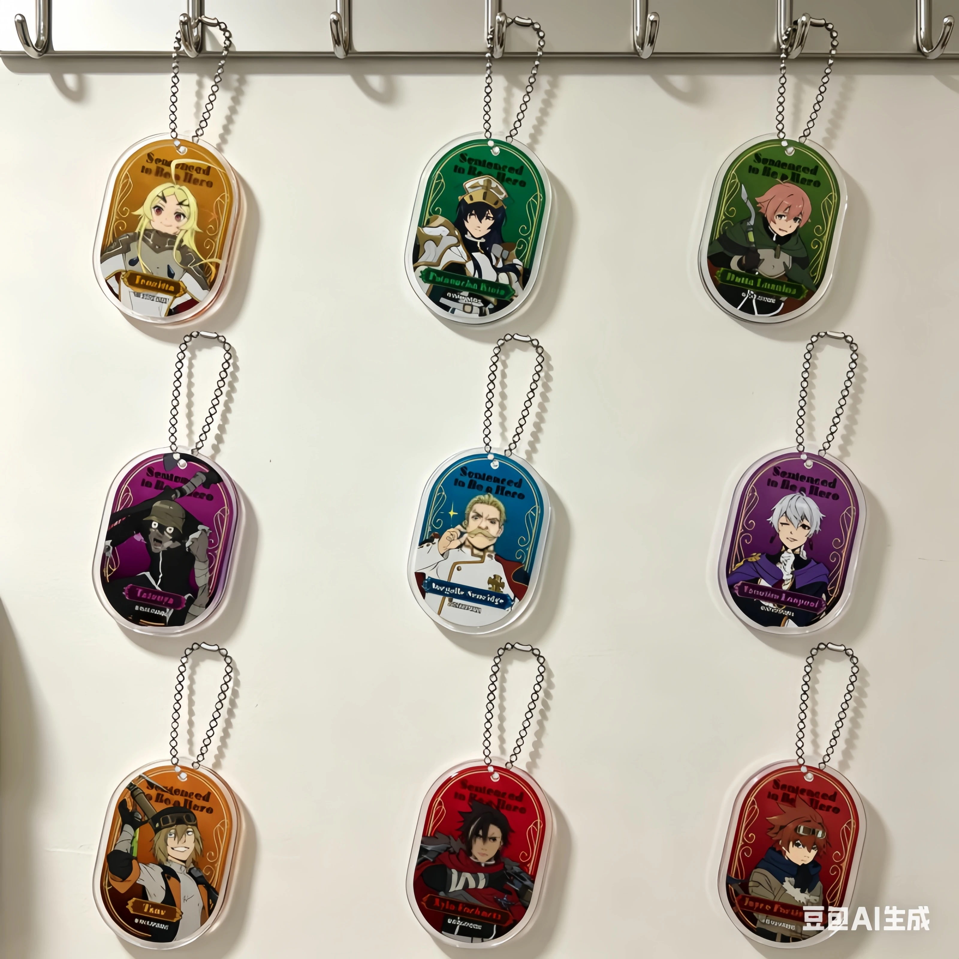 6Cm Acrylic Standee for Sentenced to Be a Hero Anime Character Acrylic Pendant Keychains Gift Option Wholesale Phone Pendant