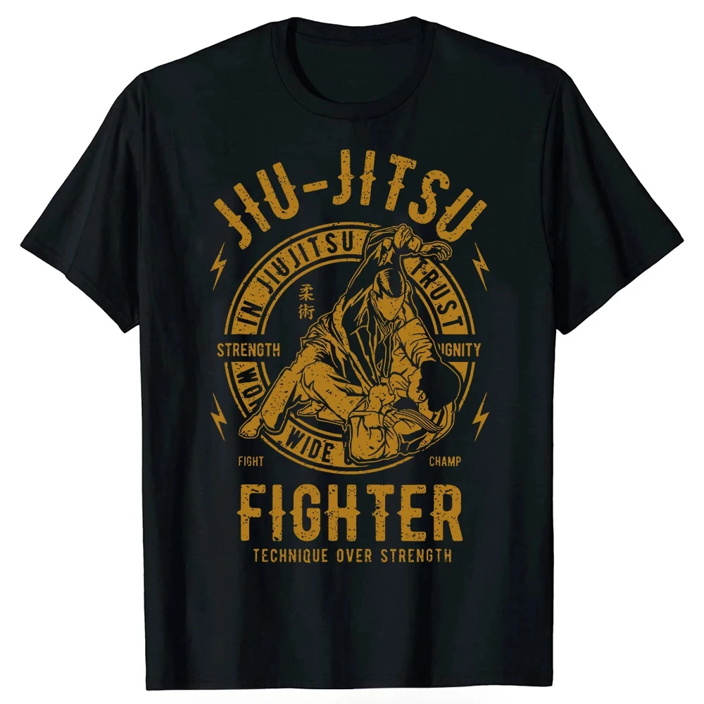 New Fashion T Shirt 100% Cotton Cool Casual JIU JITSU BJJ TEE Brazilian Jiu Jitsu Fashion 2023 New T Shirt