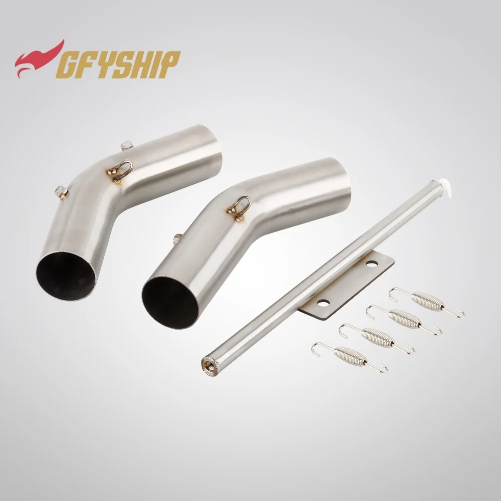 Motorcycle Exhausts Middle Link Pipes Slip-on For DUCATI SCRAMBLER 1100 2018 2019 2020