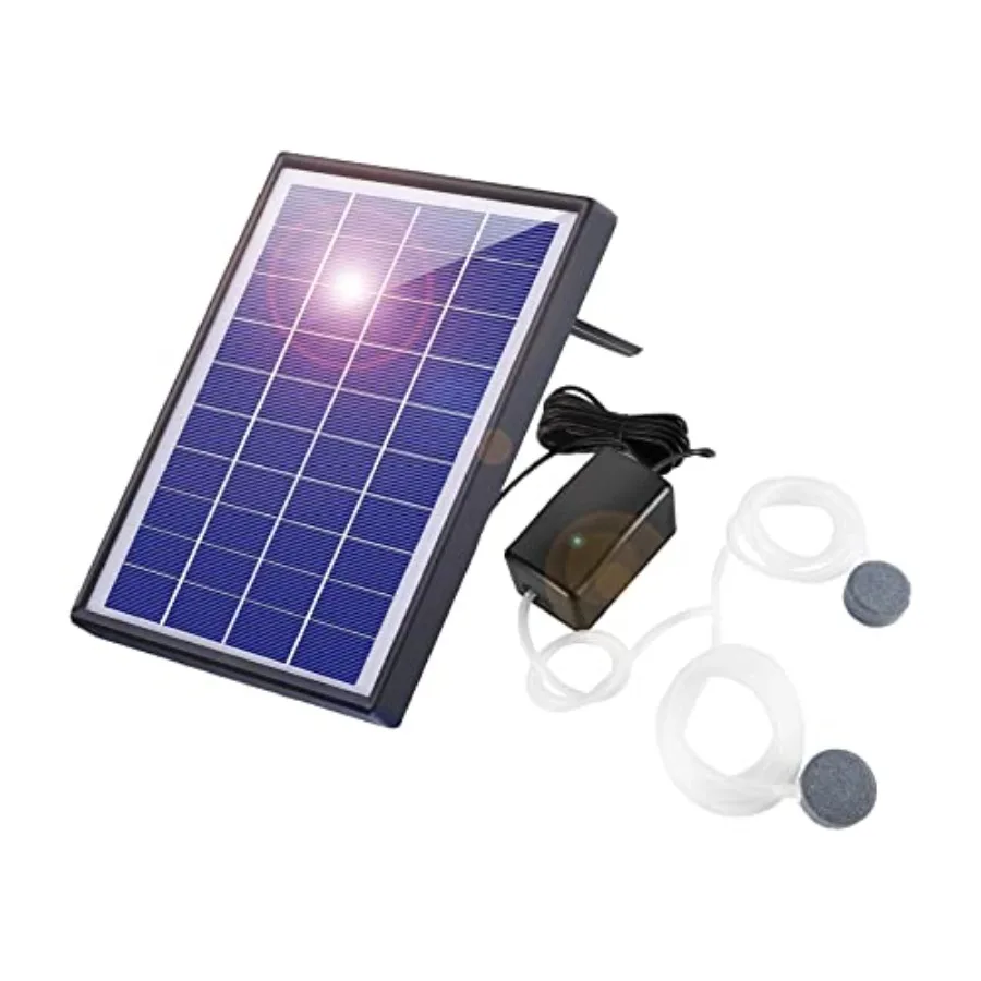 

Pond Oxygenator Solar Powered 6W Solar Oxygen Pump Fish Tank Oxygenator Aquarium Oxygen Aerator Air Pump Fishing Aerator with P