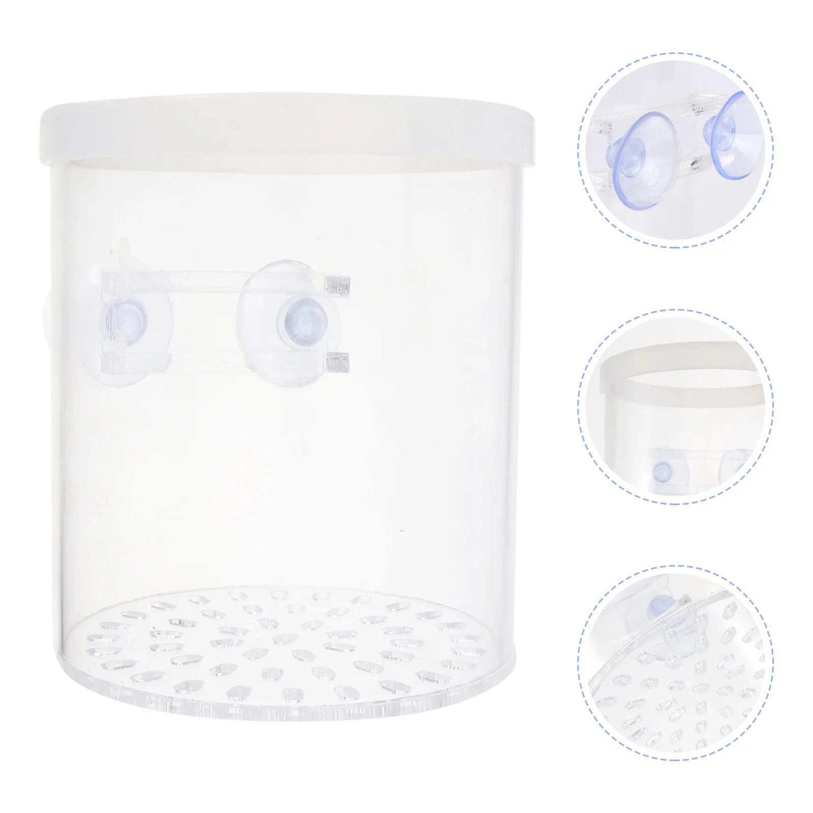 

1pc Acrylic Fish Breeding Box 10.5X6X8Cm Transparent Eco-Friendly Fry Hatching Tank Aquarium Isolation Box For Guppy Fish Supply