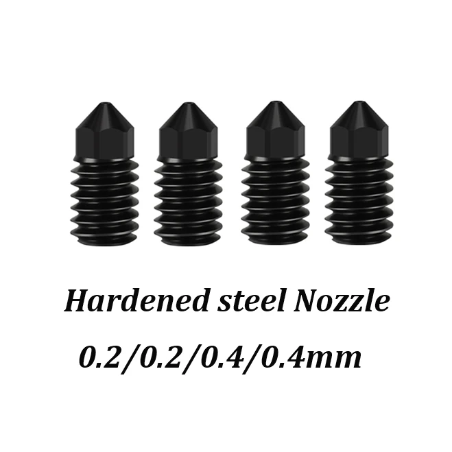 Voor Bambu Lab A1/A1 Mini Hotend Kit Snelle Snelheid Printkop Montage Thermistor Heater 0.2/0.4/0.6/0.8mm Gehard Stalen Mondstuk