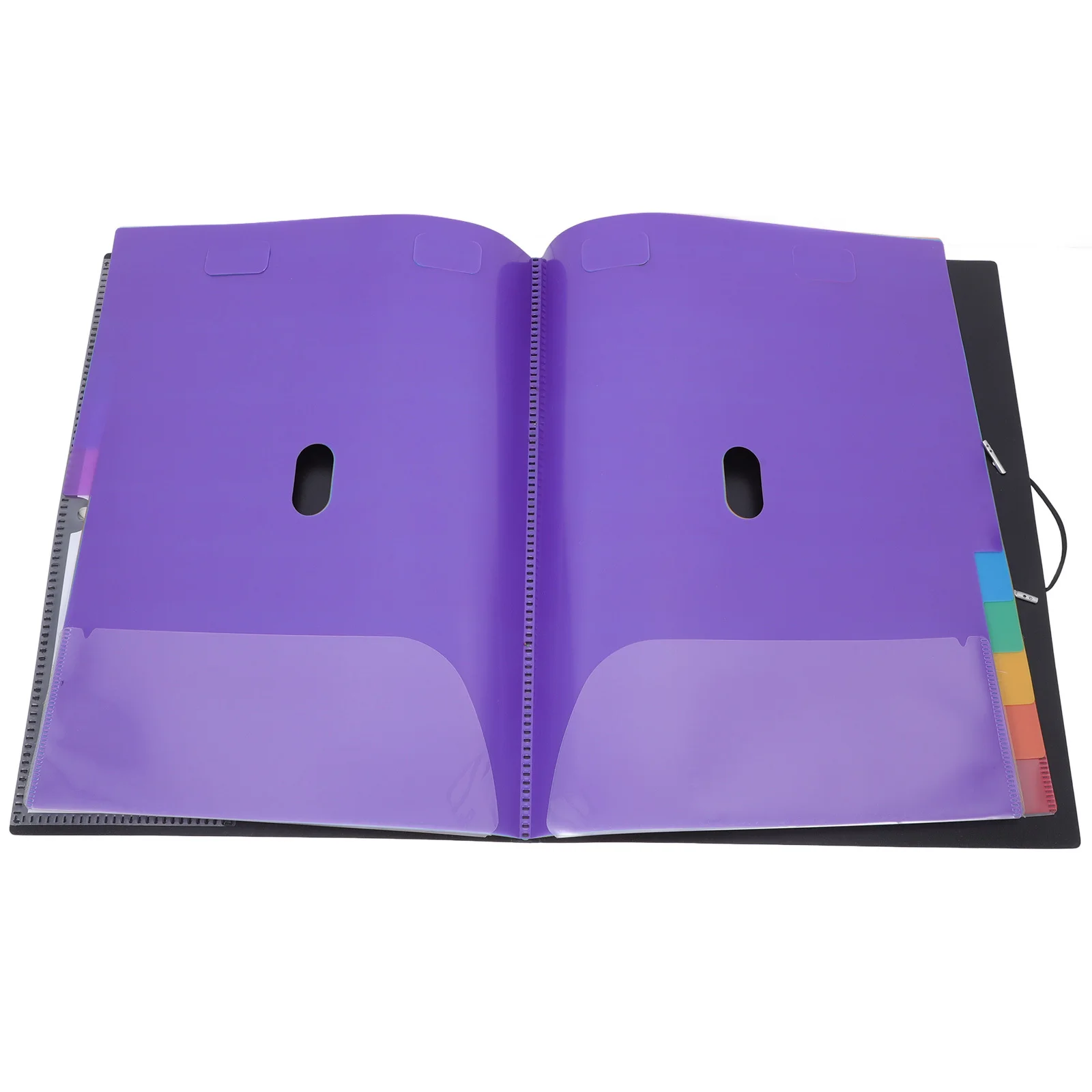 متعدد الطبقات A4 توسيع منظم الملفات مجلد الجيب سعة كبيرة تخزين المستندات لمكتب المدرسة المنزل دراسة الأعمال #3