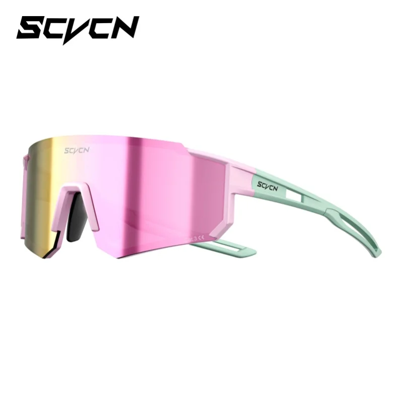 SCVCN 2026 Outdoor Herren Fahrrad-Sonnenbrille Straßenfahrbrille Sport- und Wanderbrille Damen Fahrradbrille UV400 Pickleball-Brille