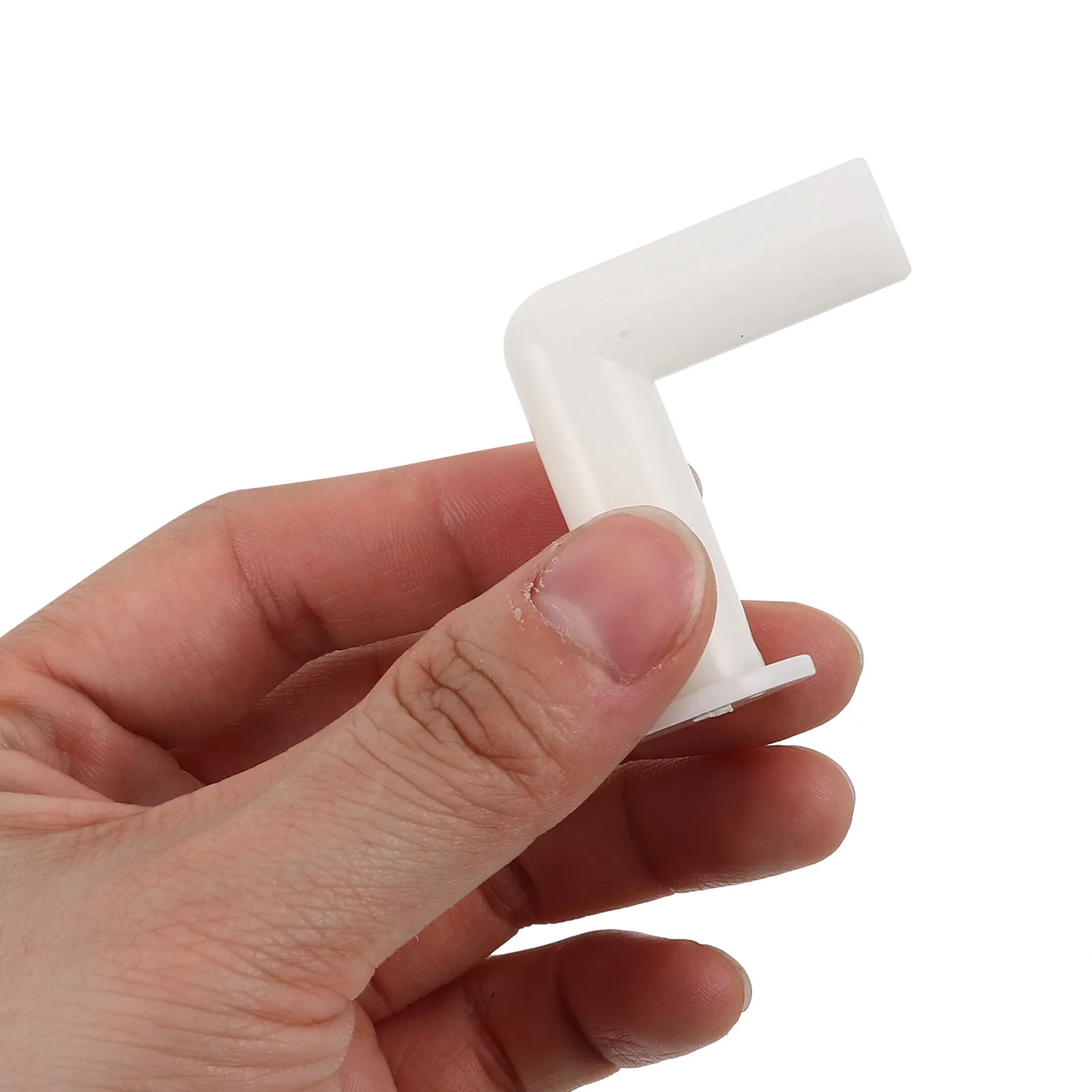 12Pcs Supermarket Shelf Handrail Connector Plastic Pipe Tube Fitting for Railing Assembly Stability Enhancement Easy