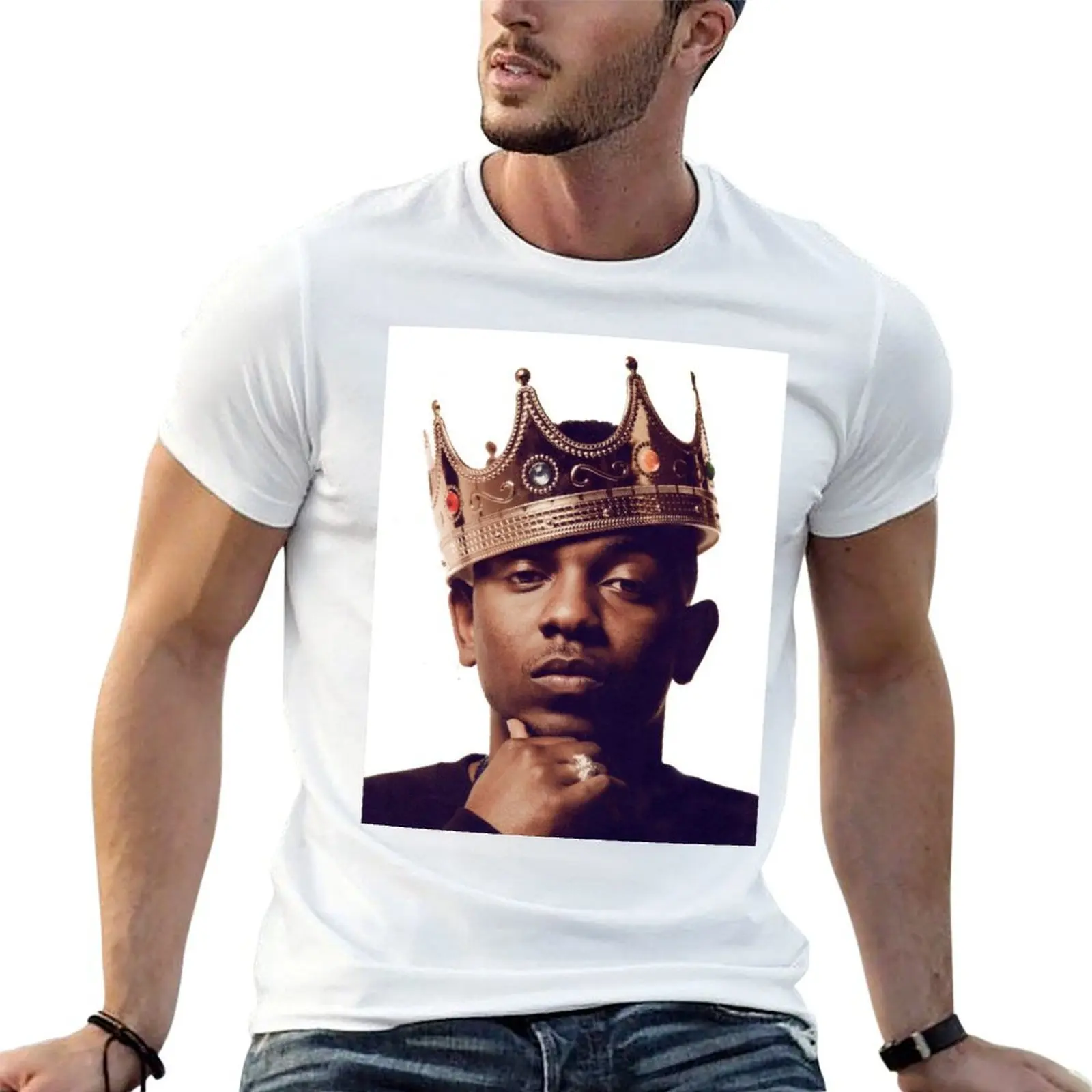 

Kendrick Lamar - The king T-Shirt graphic t shirts for man t shirt custom print T-Shirt