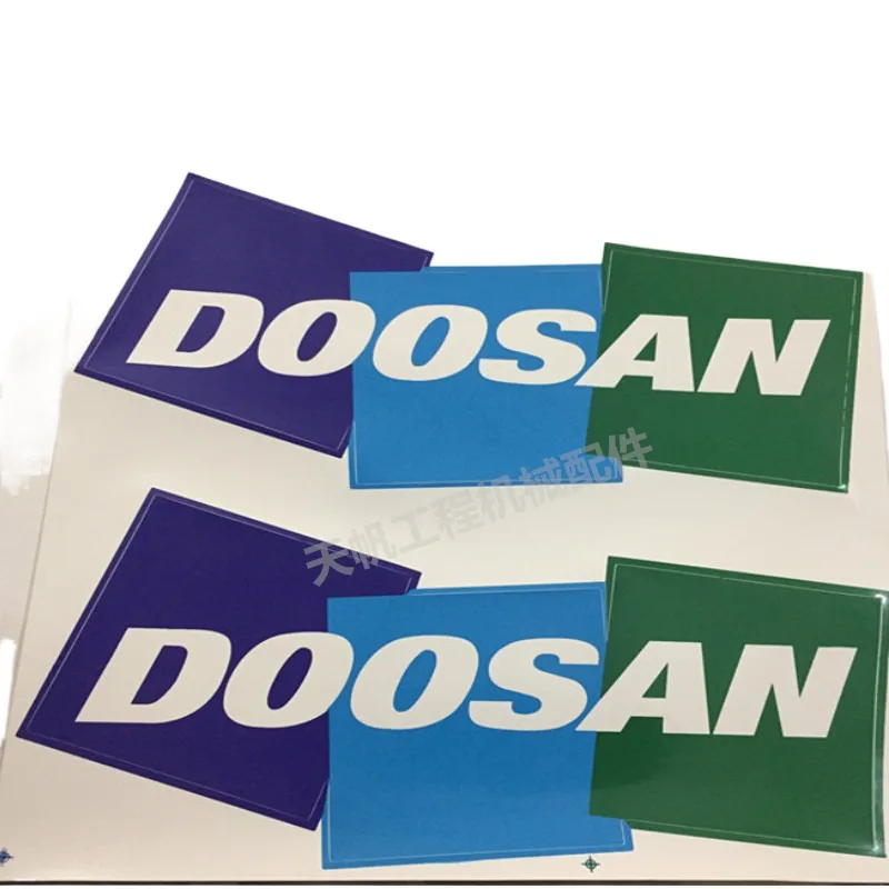 For Doosan Daewoo Dh55 60 80 150 200 220 225 300 370sticker Toolbox Stickers Excavator Parts