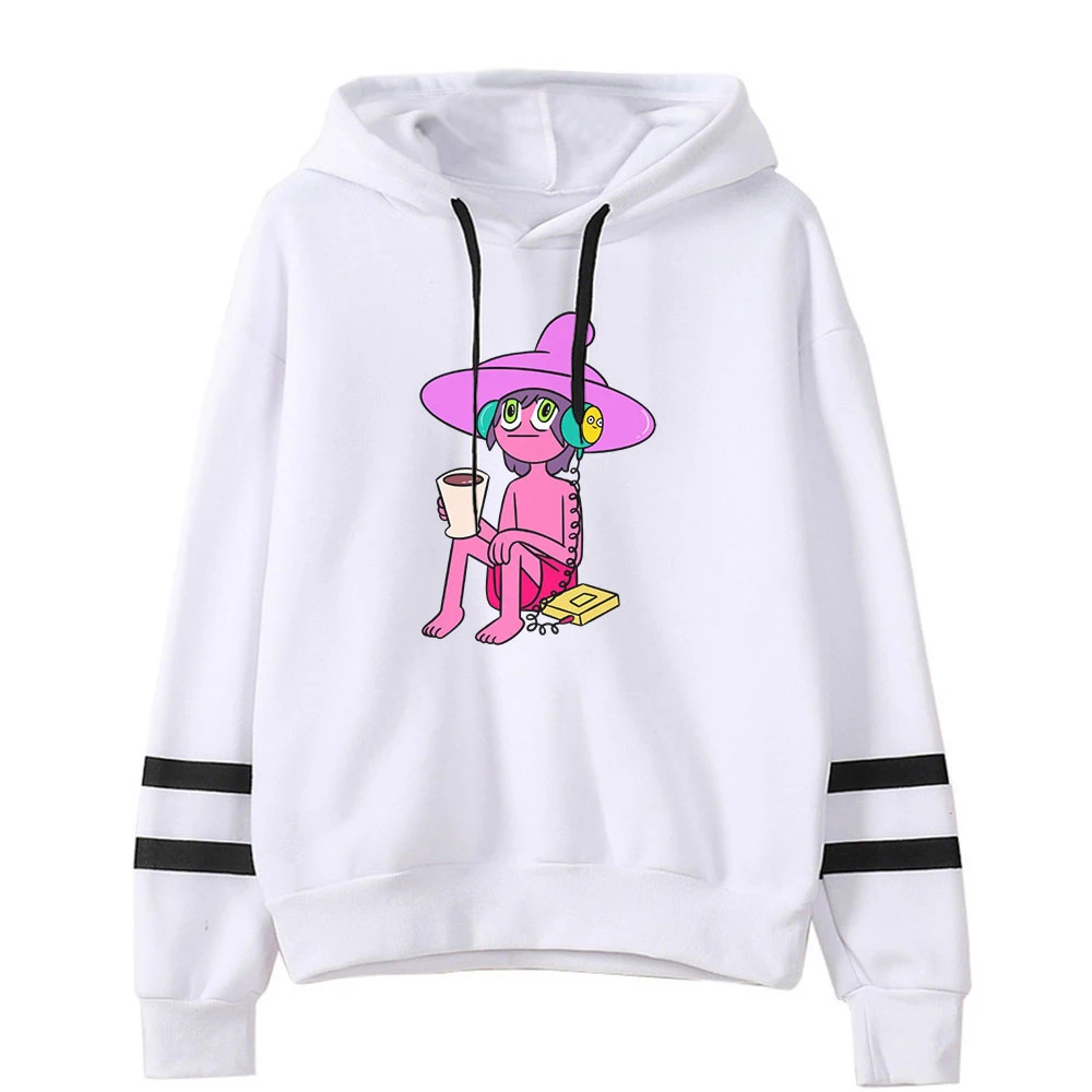 The Midnight Gospel Hoodies Unisex Pocketless Sleeve Women Men's Sweatshirt Casual Streetwear American Cartoon Clothes Plus Size