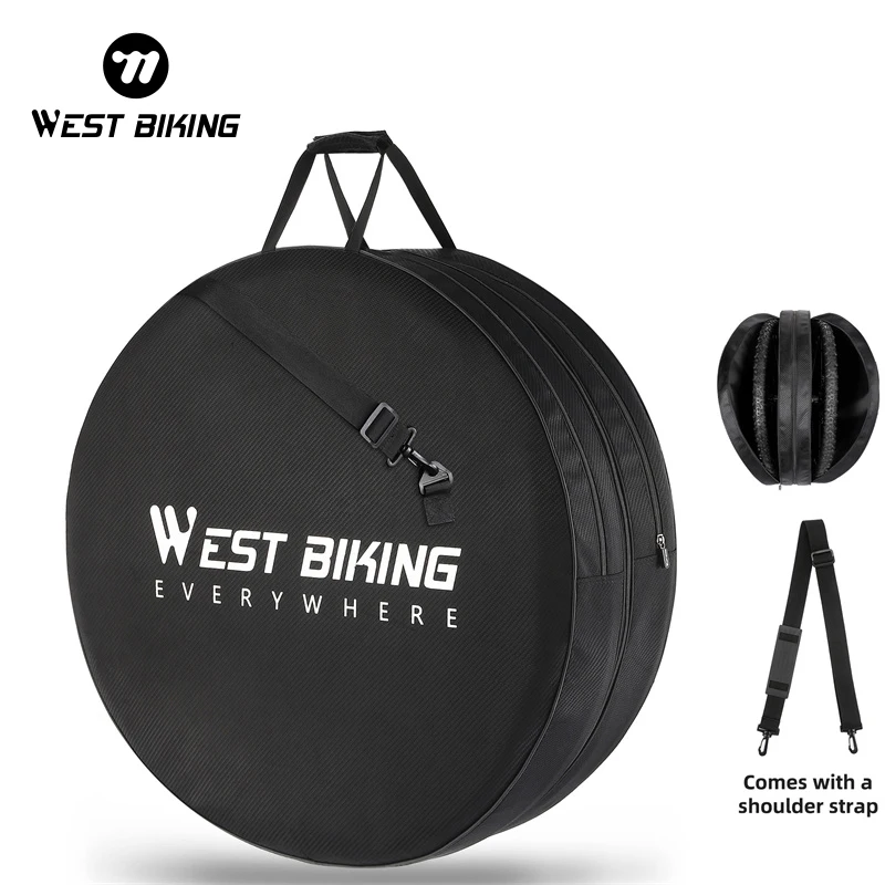 WEST BIKING Bike Wheels Bag 26-29 Inch MTB 700C Road Road Bike Wheel Set Carry Portable Bag Waterproof Wheelset Protective Cover