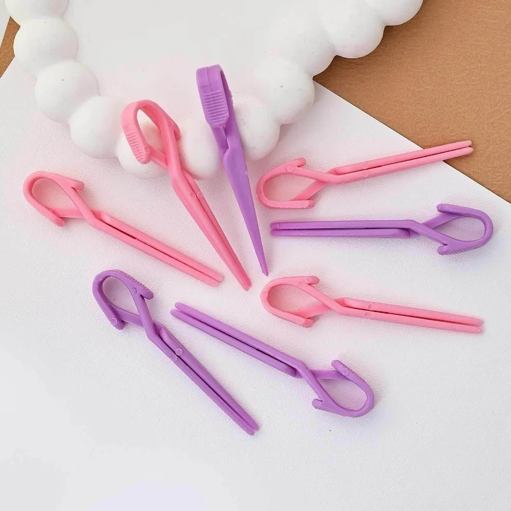10PCS Portable Nail Oil Anti-Spill Clips Phototherapy Nail Auxiliary Shaping Cross Nail Art Positioning Clips Shaping Tool