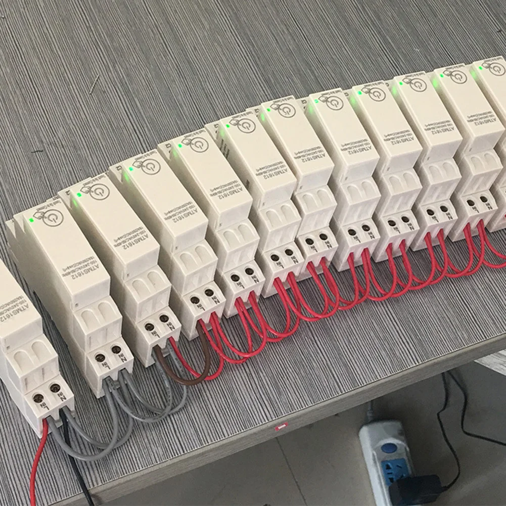 For Production Workshops WiFi Smart Timer Energy Meter Energy Monitoring Device 16A 250VAC Load Touch Switch Control view 4