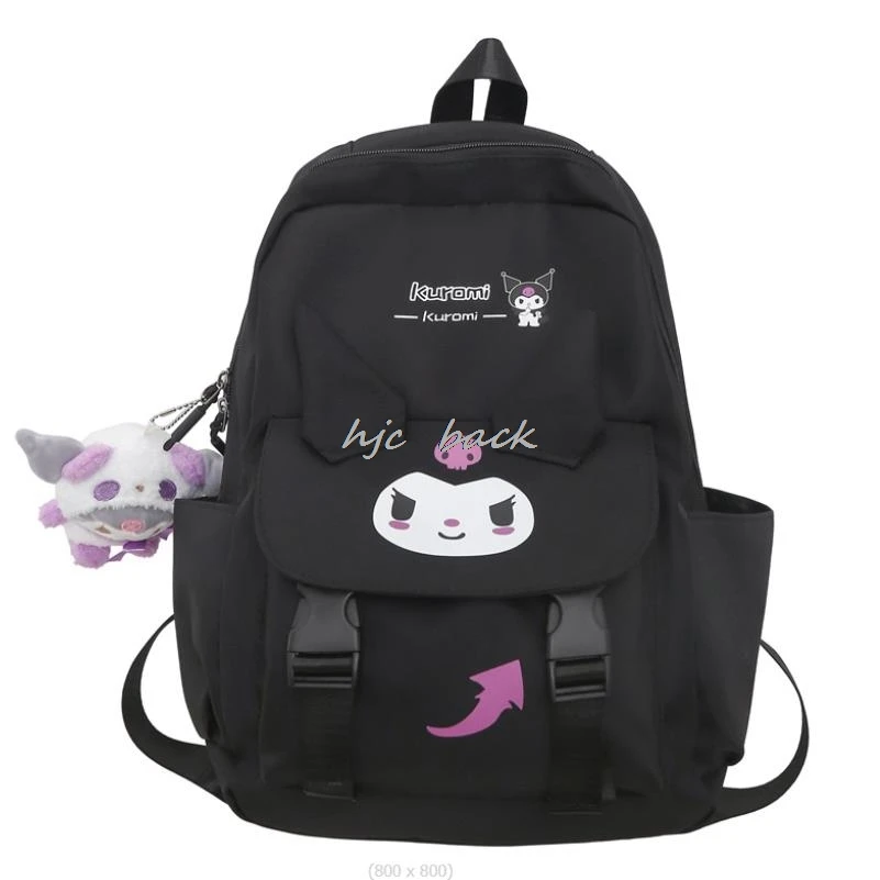 Cute Backpack for Lovely Kuromi Melody Kid Schoolbag Women Backpack Large Capacity School Bags for Girls Child Mochila Infantil