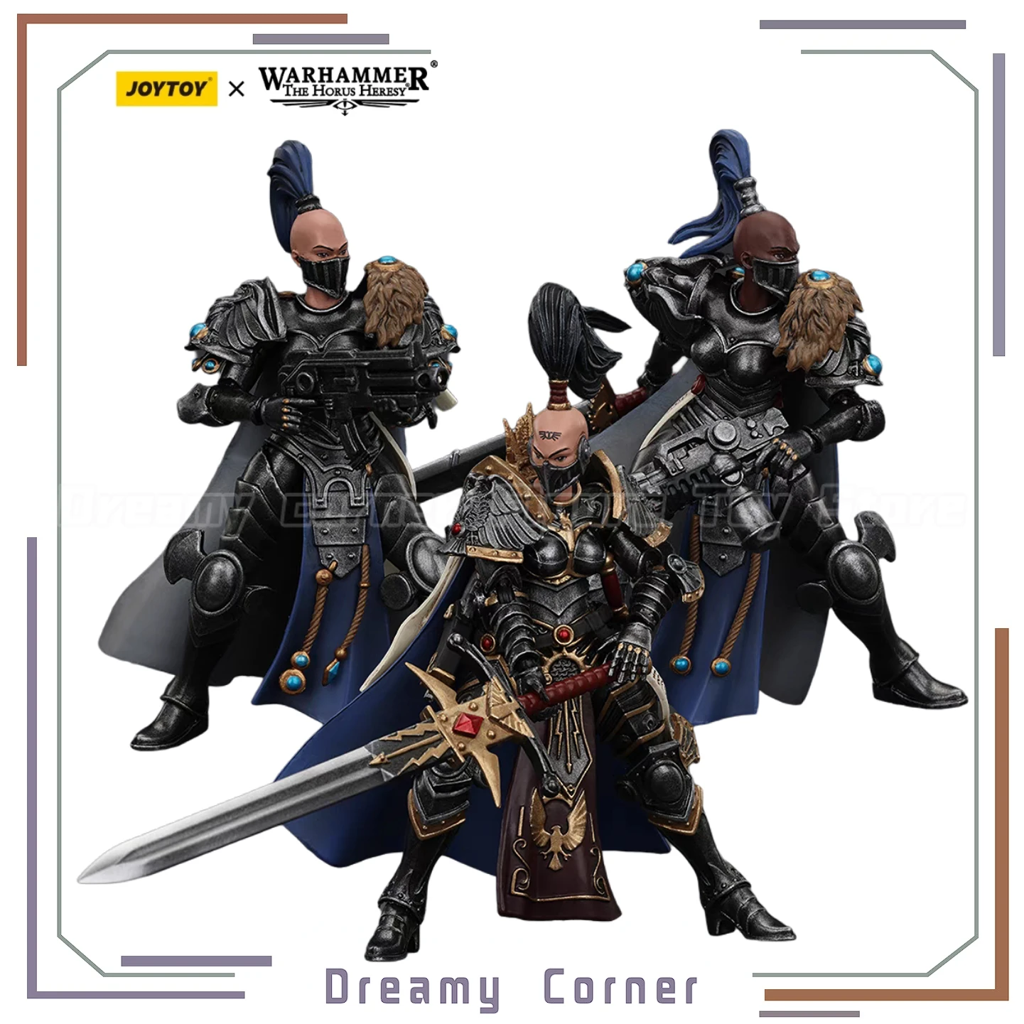 

【In Stock】JOYTOY Warhammer 40K Sisters of Silence Argent Lynx Vigilator Cadre 1/18 Action Figures Collection Models Toys